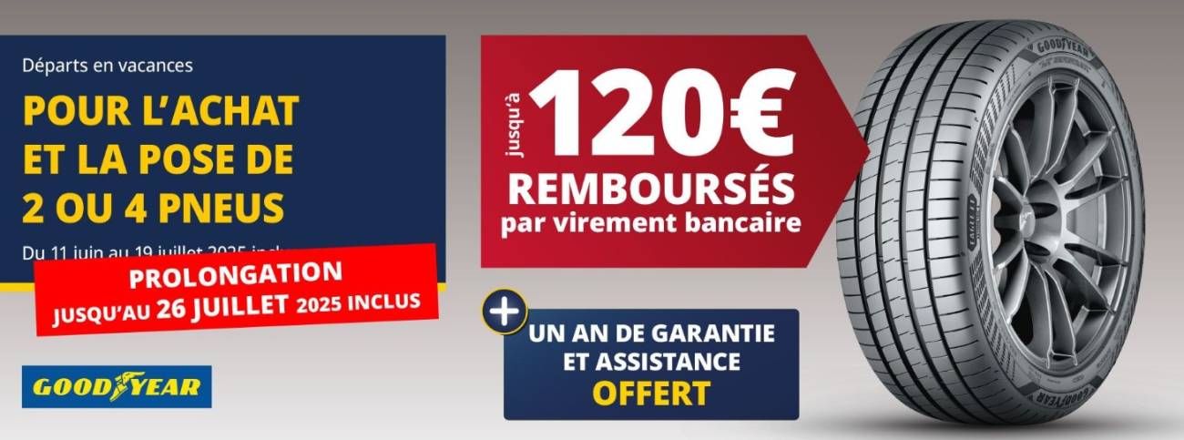 PNEUS GOODYEAR JUILLET