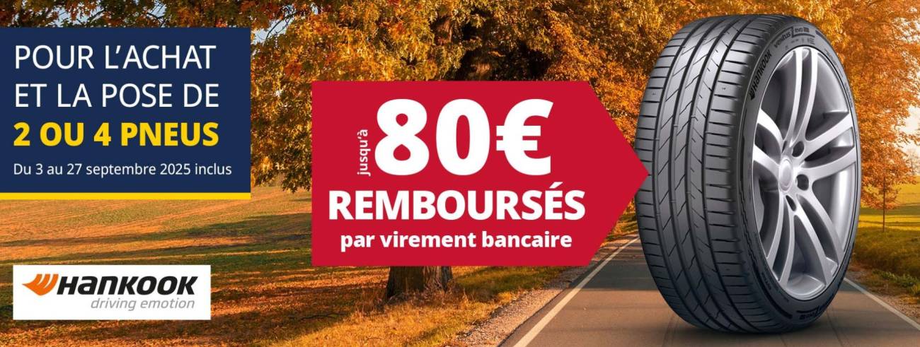 Pneus hankook septembre